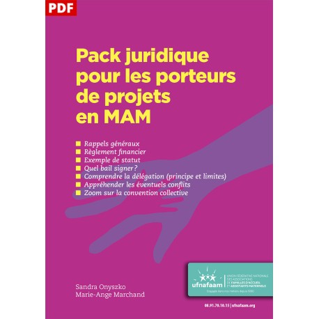 Pack juridique pour les porteurs de projets en MAM