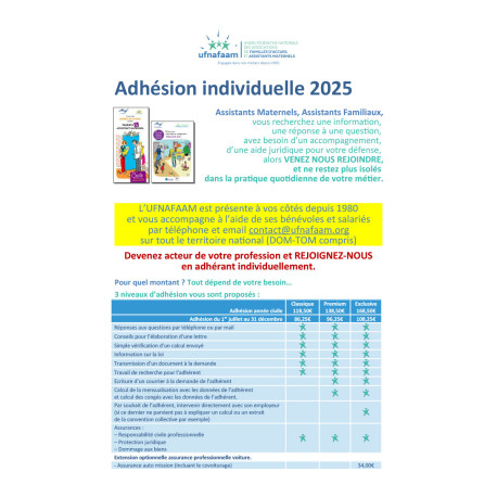 Adhésion individuelle 2023 EXCLUSIVE